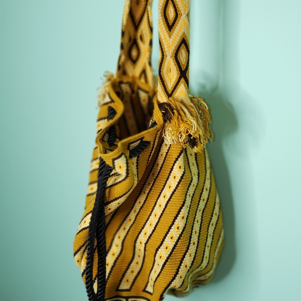 Festival Crocheted woven bucket bag
